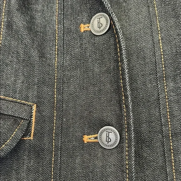 Denim blazer Tommy Bahama size 8 - Picture 3 of 4